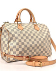 Damier Azur Speedy Bandouliere 30