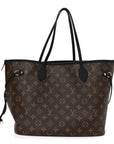 Monogram Calfskin Neo Neverfull Inside Out MM Black
