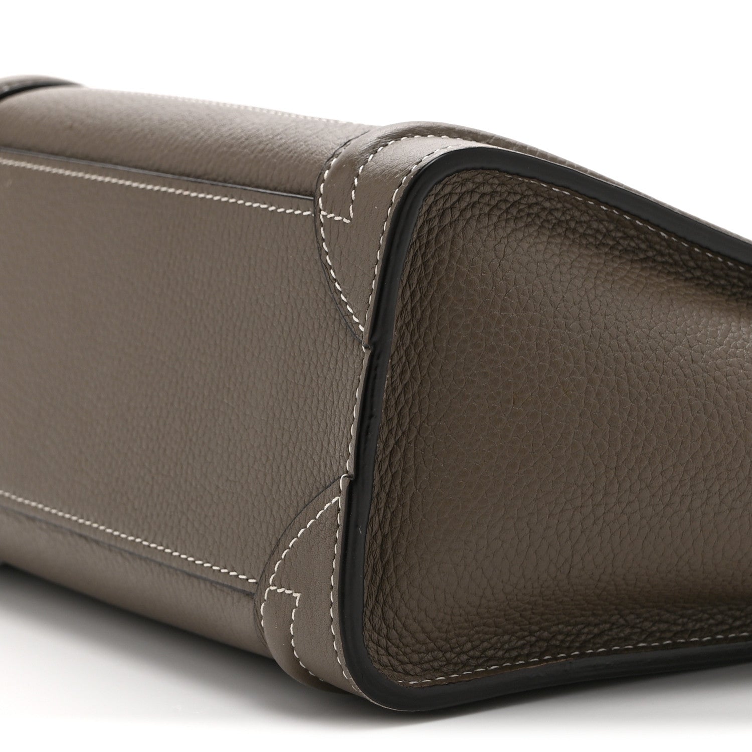 Drummed Calfskin Nano Luggage Souris