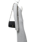 Caviar Quilted Small CC You Flap Black