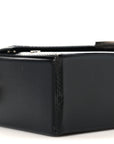 X MARC JACOBS Nappa Logo Baguette Soft Trunk Bag Black
