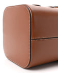 Smooth Calfskin Medium Cuir Triomphe Box Tan