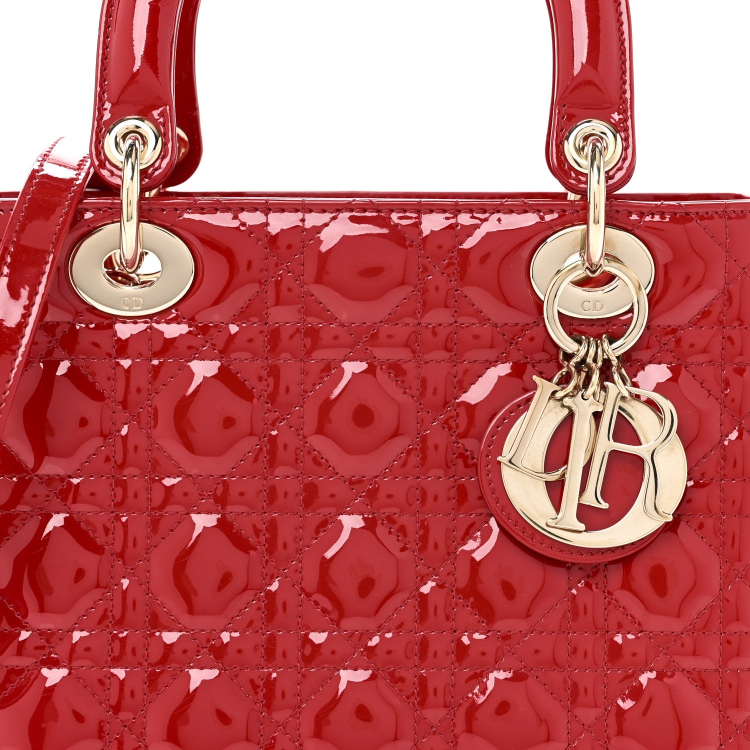 Patent Cannage Medium Lady D1OR Red