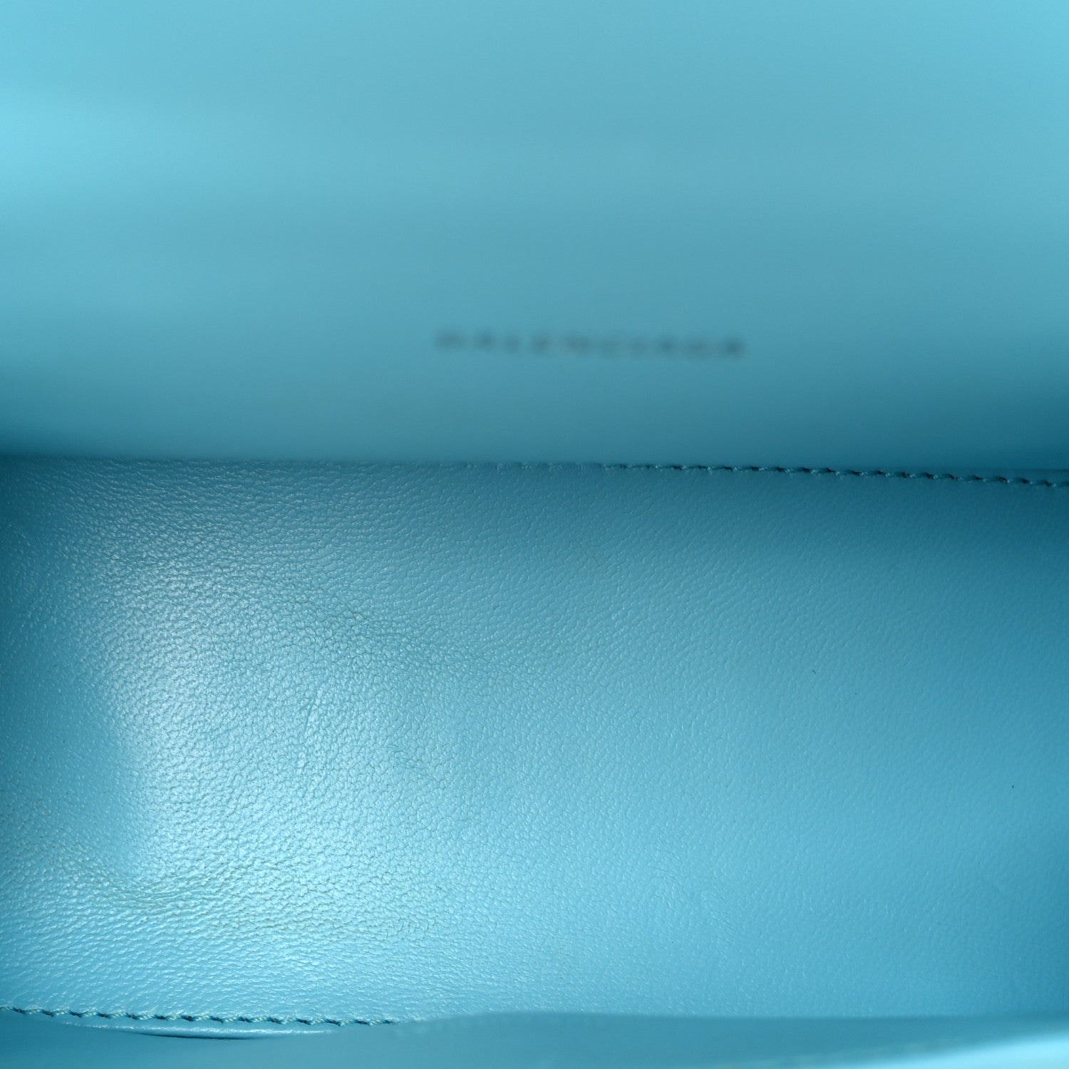 Shiny Calfskin Crocodile Embossed Hourglass Top Handle Bag XS Turquoise