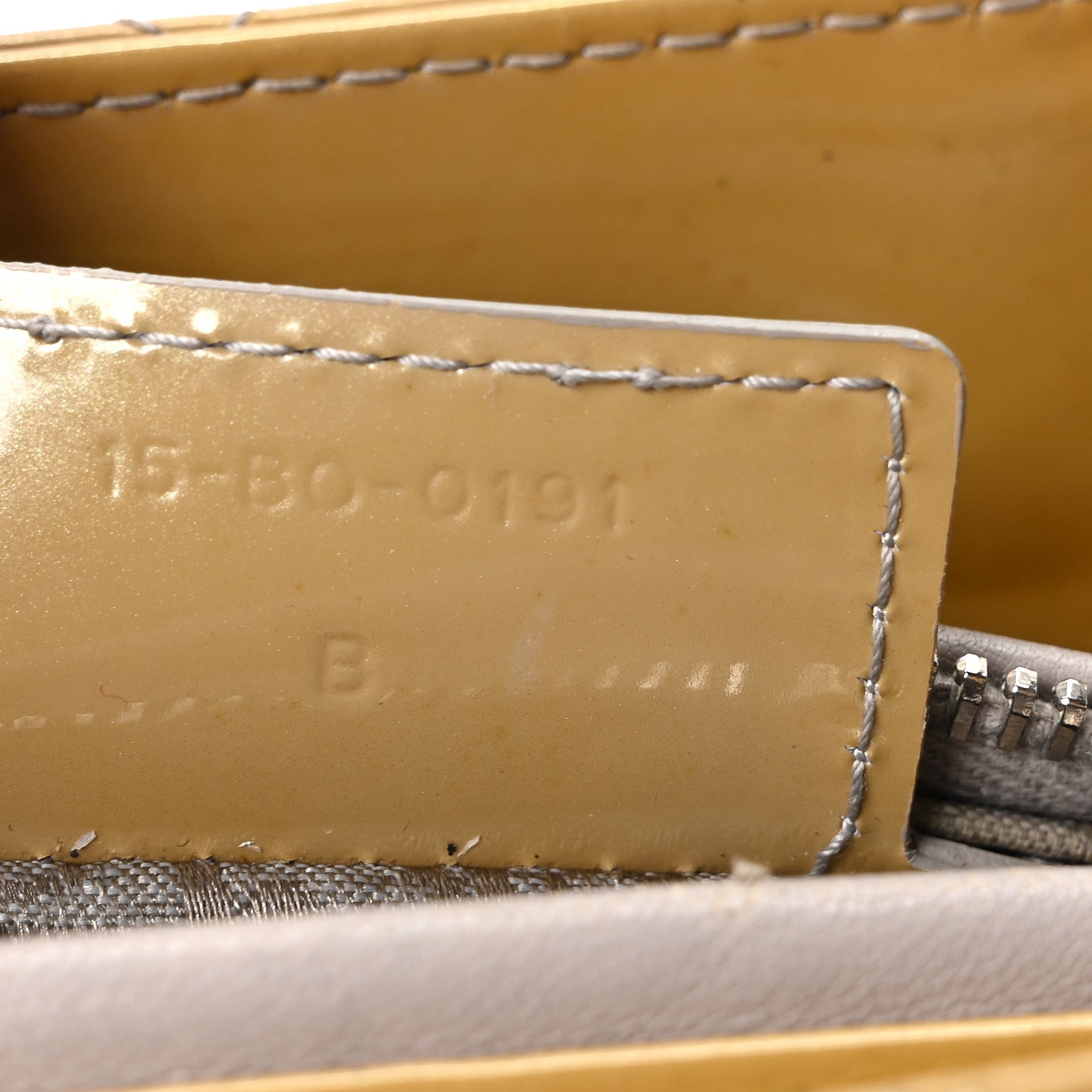 Patent Cannage Medium Lady D1OR Beige