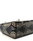 Snakeskin Small Lady D1OR Bleu Multicolor