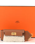 Swift Shearling Kelly Pocket Plush Shoulder Strap Gold