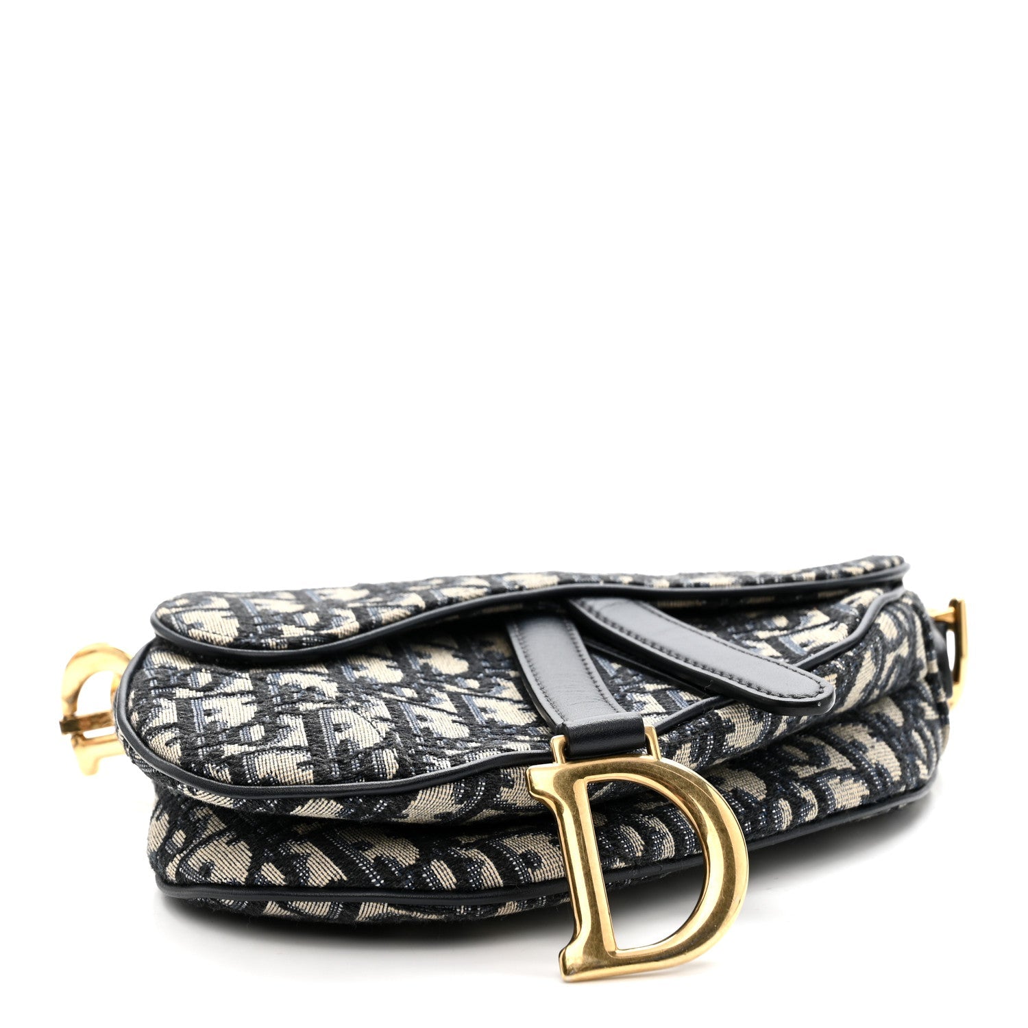 Oblique Mini Saddle Bag Blue