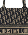 Oblique Large Book Tote Blue Multicolor