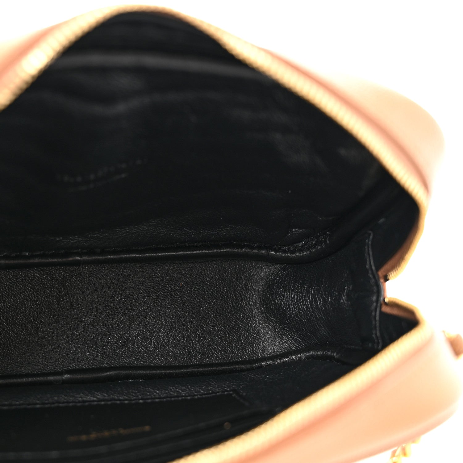 Grain De Poudre Matelasse Monogram Mini Lou Camera Bag Dark Natural