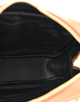 Grain De Poudre Matelasse Monogram Mini Lou Camera Bag Dark Natural