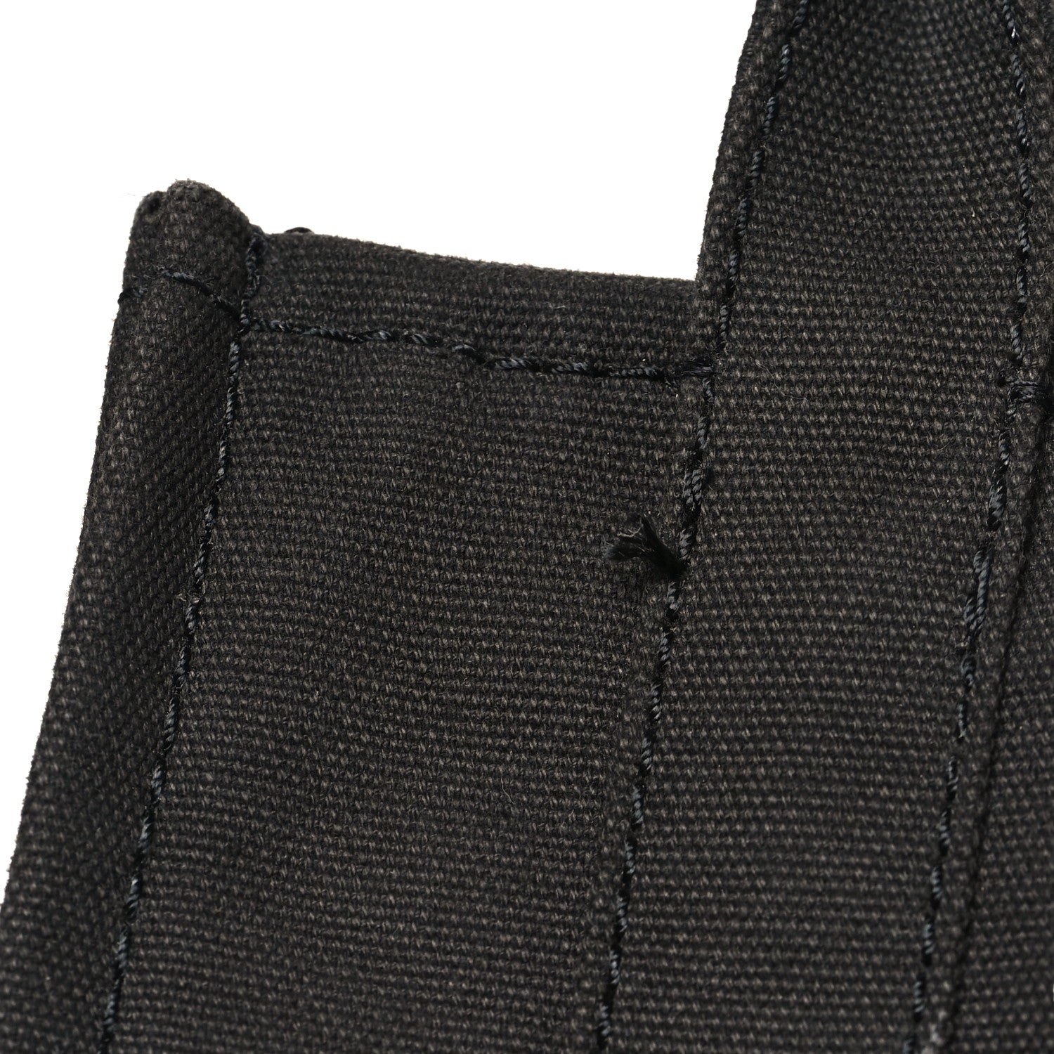 Cotton Canvas Small The Traveler Tote Bag Black