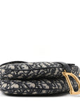 Oblique Saddle Bag Blue
