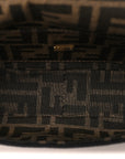 Fabric Jacquard FF 1974 Mini Baguette Tobacco Moro Black