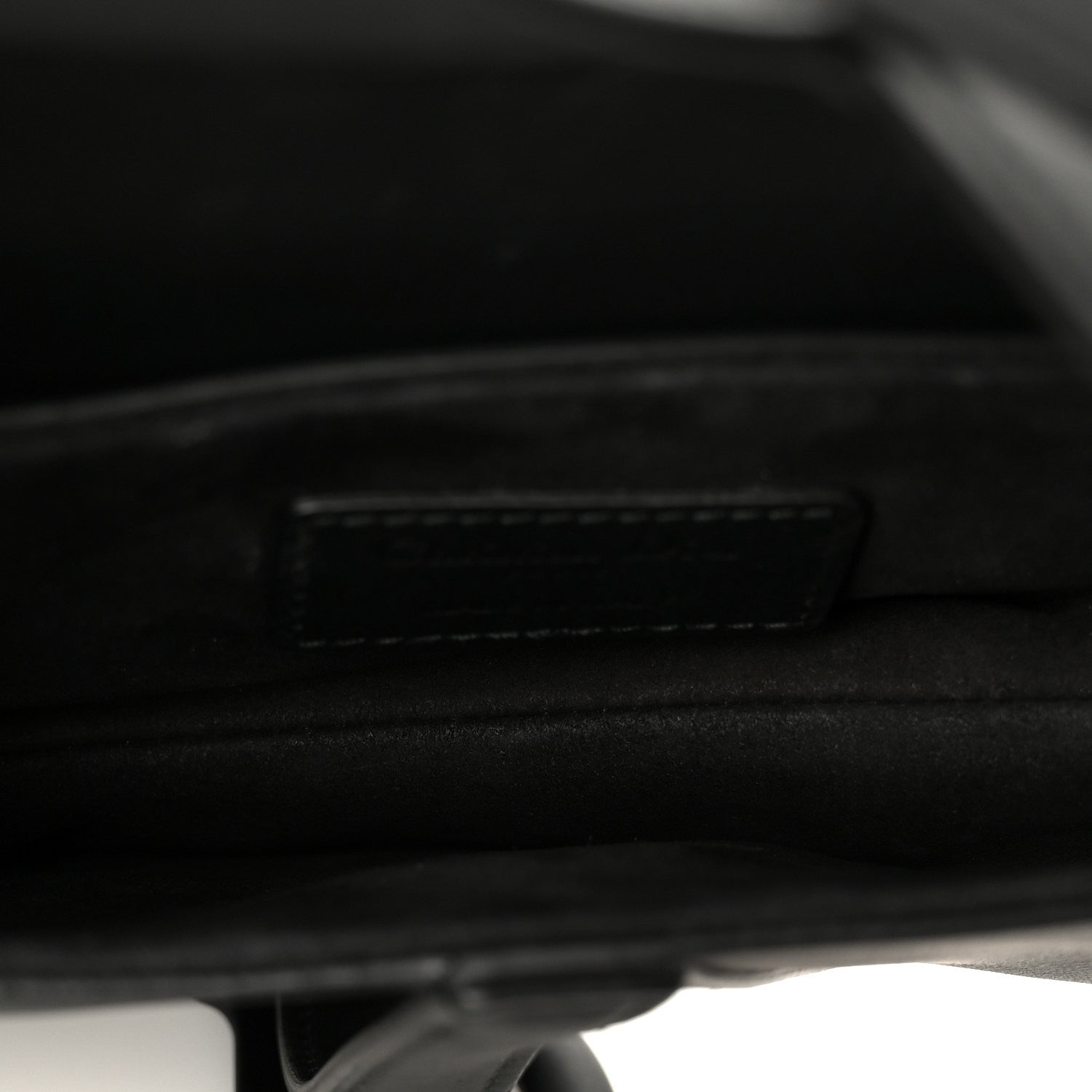 Ultra Matte Calfskin Mini Saddle Bag Black
