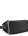 Drummed Calfskin Nano Luggage Black