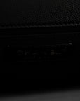 Caviar Quilted Medium Boy Flap Black