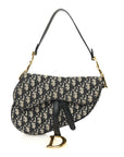 Oblique Saddle Bag Blue