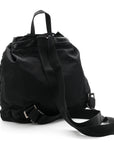 Tessuto Nylon Vela Medium Backpack Black