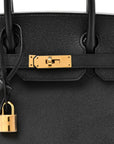 Epsom Birkin 30 Black