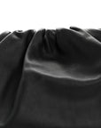 Smooth Butter Calf The Pouch Oversized Clutch Black