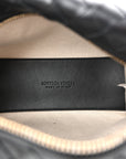 Calfskin Intrecciato Small Loop Top Handle Black