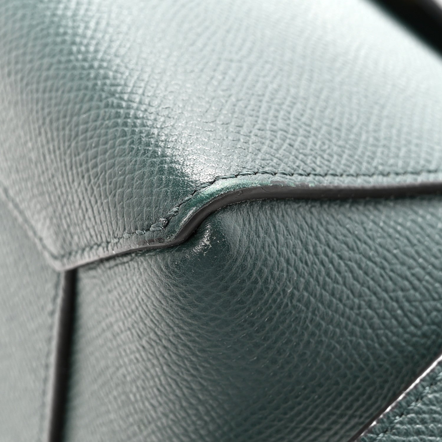 Grained Calfskin Micro Belt Bag Amazone