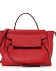 Grained Calfskin Mini Belt Bag Coquelicot