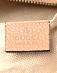 Pebbled Calfskin Small Soho Disco Bag Camelia