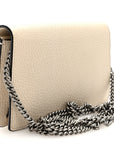 Dollar Calfskin Crystal Super Mini Dionysus Shoulder Bag Mystic White Black Diamond