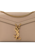 Grain De Poudre Monogram Cassandra Chain Wallet Dark Beige
