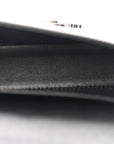 Shiny Calfskin Triomphe Chain Bag Black