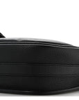 Grained Calfskin Large Bobby Flap Black