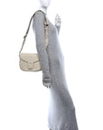 Calfskin Large The Covered J Marc Saddle Bag Cloud White