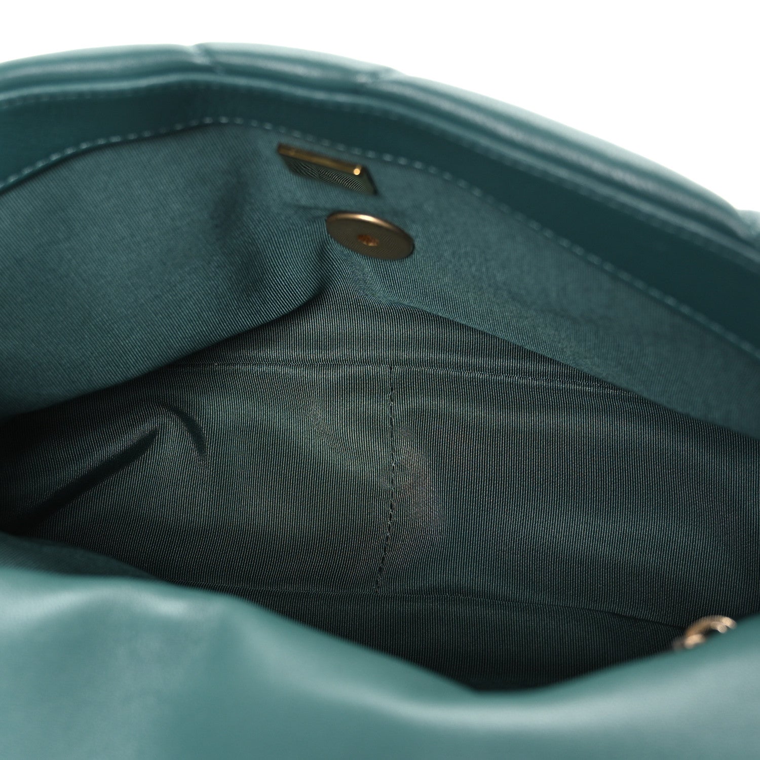 Lambskin Quilted Medium CHNL 19 Flap Green