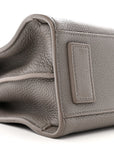 Grained Calfskin Nano Supple Sac De Jour Fog