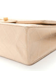 Glazed Calfskin Quilted 2.55 Reissue 226 Flap Light Beige