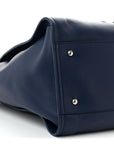Calfskin Medium Deauville Navy