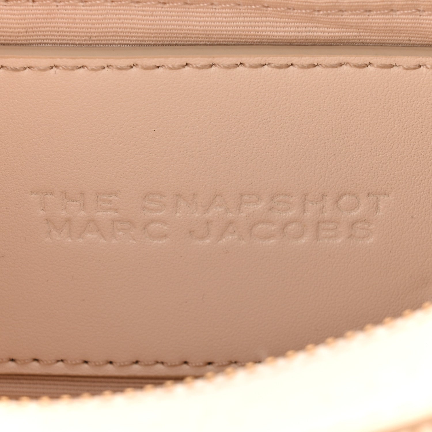 Perforated Calfskin Small Snapshot Camera Bag Tapioca
