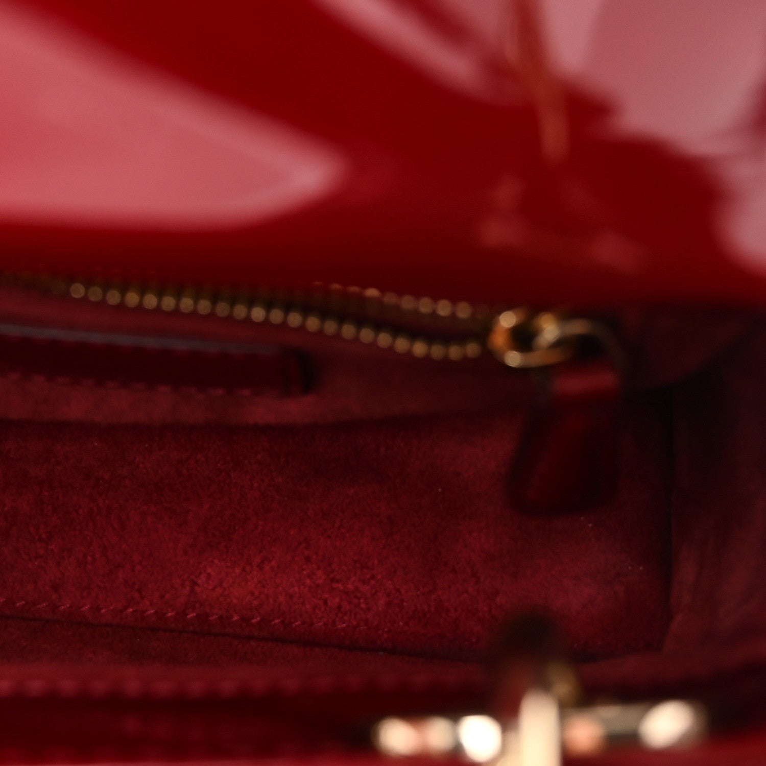 Patent Cannage Mini Lady D1OR Red