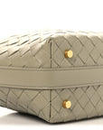 Calfskin Nappa Intrecciato Mini Wallace Travertine
