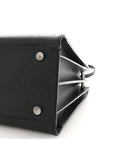 Grained Calfskin Small Sac De Jour Black