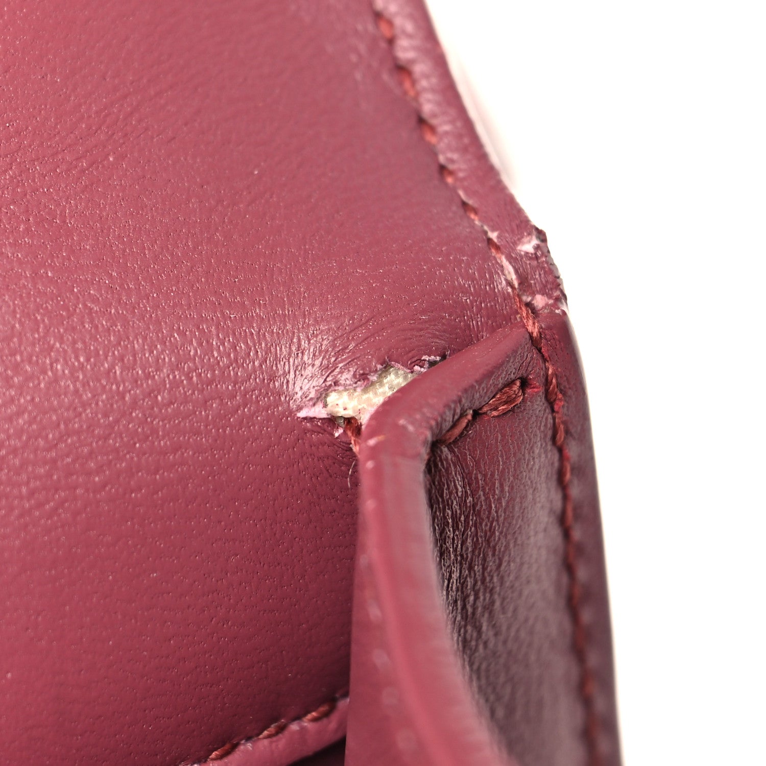 Smooth Calfskin 30 Montaigne Flap Bag Burgundy