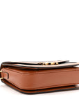 Triomphe Canvas Calfskin Medium Triomphe Bag Tan