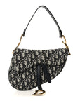 Oblique Saddle Bag Blue