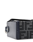 Recycled Fabric Jacquard Vitello King FF 1974 Baguette Soft Trunk  Blue