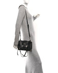 Glace Calf Soft Cahier Bag Black Astrale