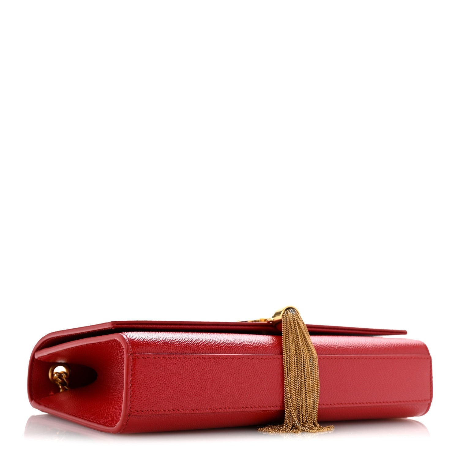 Grain De Poudre Medium Classic Monogram Kate Tassel Satchel Rouge Eros