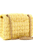 Tweed Quilted 2.55 Reissue Mini Flap Yellow