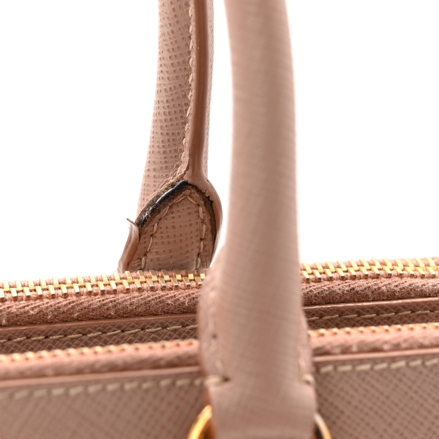 Saffiano Small Galleria Double Zip Tote Cammeo